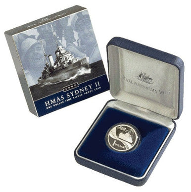 2000 $1 HMAS Sydney II Silver Proof Coin