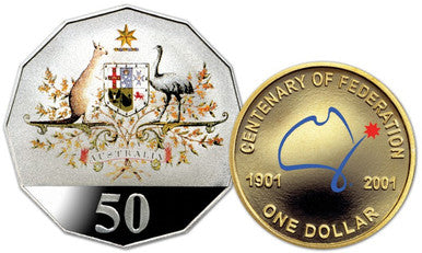 2001 Centenary of Federation Proof Coin Set