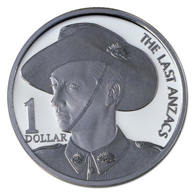 1999 $1 The Last ANZACs Silver Proof Coin