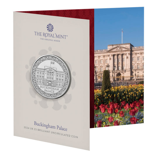 UK 2024 £5 Buckingham Palace Uncirculated Coin