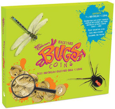 2010 $1 Young Collectors Australian Backyard Bugs Uncirculated 9 Coin Set