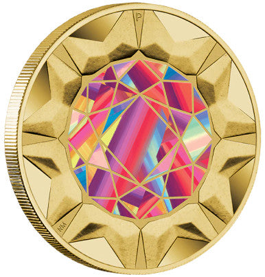 2017 $1 Rare Beauties Extraordinary Gemstones PNC