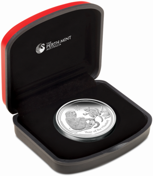 2016 50c Lunar Year of The Monkey 1/2oz Silver Proof Coin