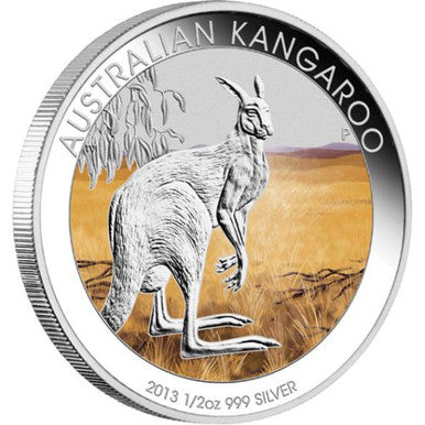 2013 50c Australian Outback 1/2oz Silver Coloured Proof 3 Coin Set