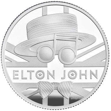 UK 2020 £1 Elton John 1/2oz Silver Proof Coin