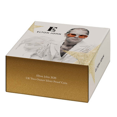 UK 2020 £5 Elton John 2oz Silver Proof Coin
