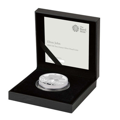 UK 2020 £5 Elton John 2oz Silver Proof Coin