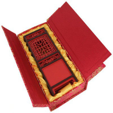 Niue 2009 $2 Feng Shui Paintings Blossoming Peonies 2oz Silver Gilded Rectangular Proof Coin
