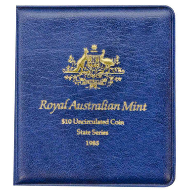 1985 $10 State Series Victoria Silver Uncirculated Coin