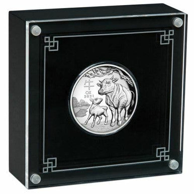 Year of the Ox 2021 $1 1oz High Relief Silver Proof Coin