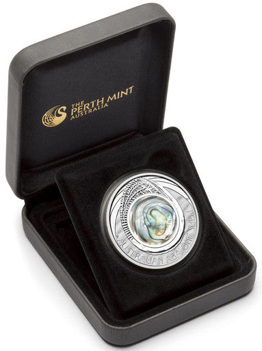 2014 $1 Australian Shell Abalone 1oz Silver Proof Coin