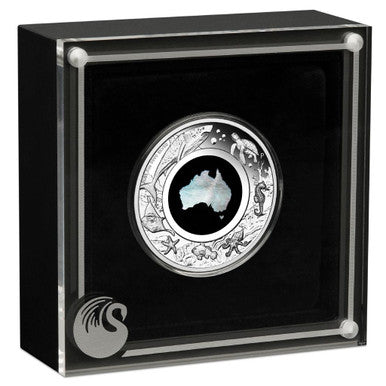 2021 $1 Great Southern Land Mother of Pearl 1oz Silver Proof Coin