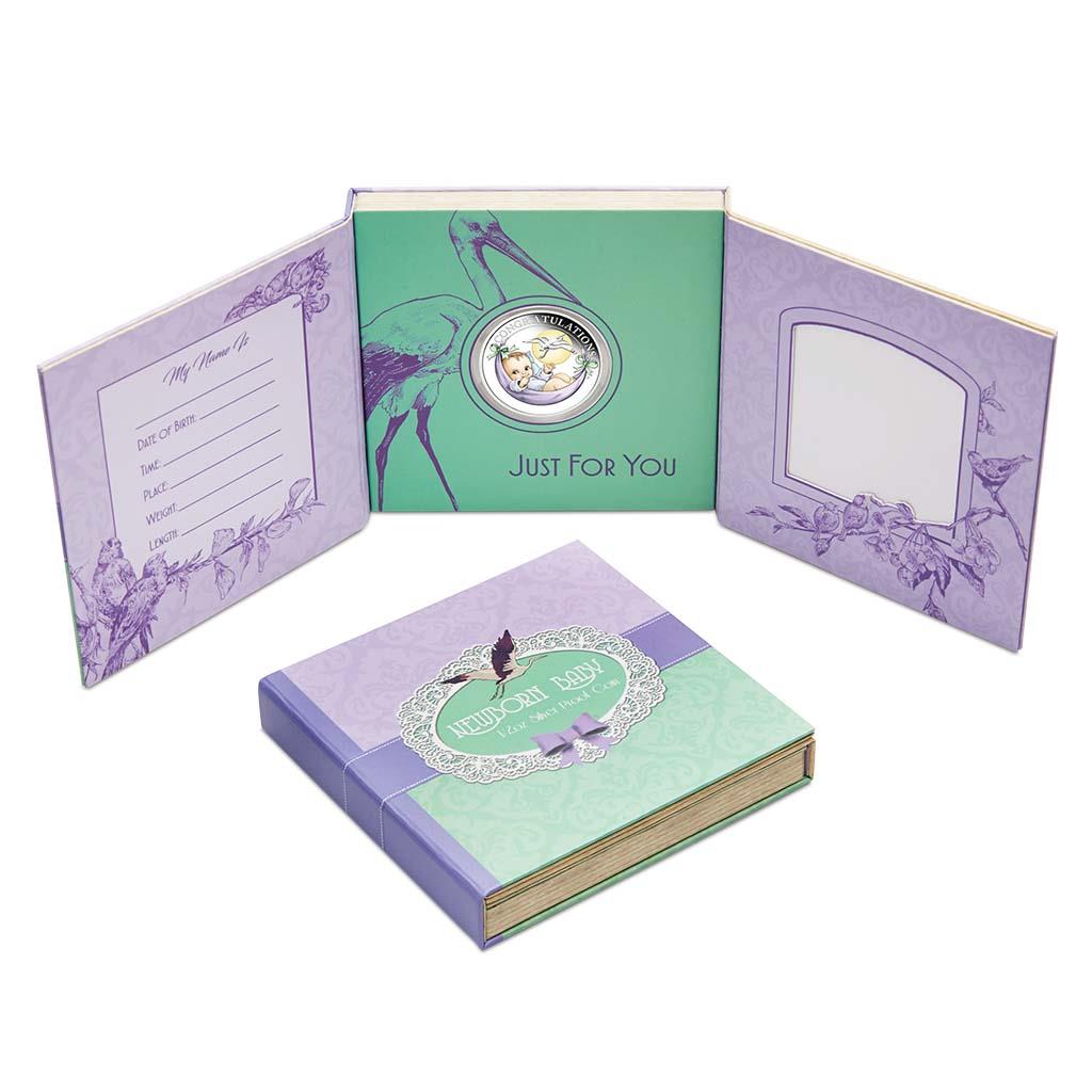 2022 50c Newborn Baby 1/2oz Silver Coloured Proof Coin