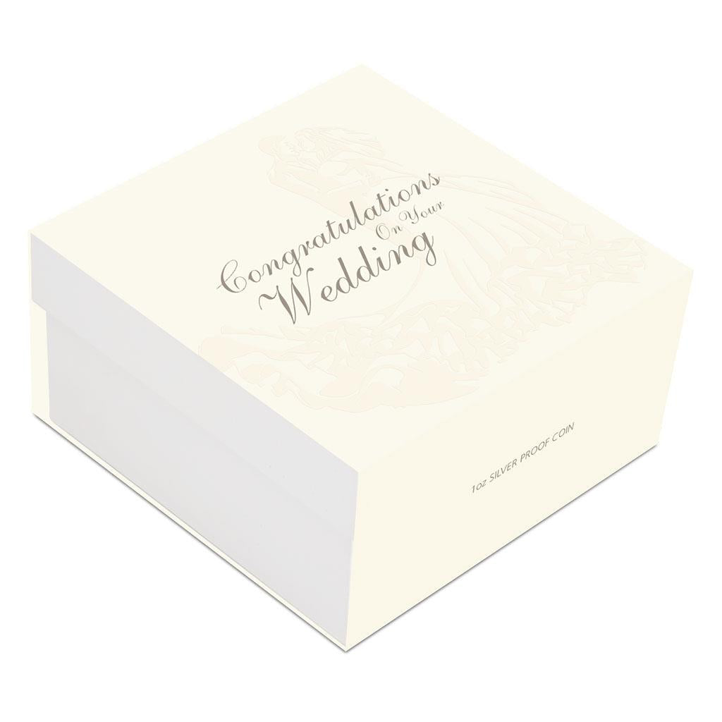 2023 $1 Congratulations On Your Wedding 1oz Silver Proof Coin