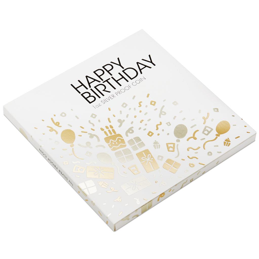 2023 $1 Happy Birthday 1oz Silver Coloured Proof Coin