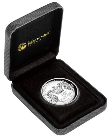 2016 $1 90th Birthday Her Majesty Queen Elizabeth II 1oz Silver High Relief Proof Coin