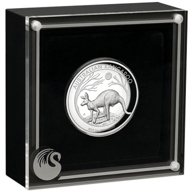 2019 $1 Australian Kangaroo 1oz Silver High Relief Proof Coin