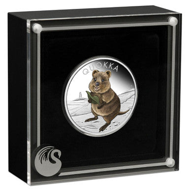 2021 $1 Quokka 1oz Silver Coloured Proof Coin