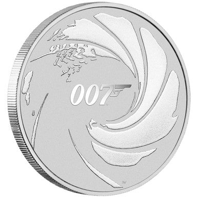 Tuvalu 2020 $1 James Bond 007 1oz Silver Uncirculated Carded Coin