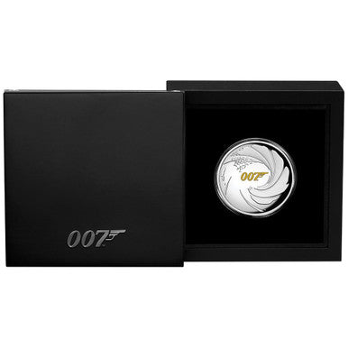Tuvalu 2020 $1 James Bond 007 1oz Silver High Relief Proof Coin