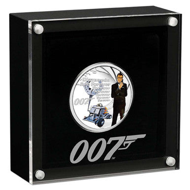 Tuvalu 2021 50c James Bond 007 Diamonds Are Forever 1/2oz Silver Coloured Proof Coin