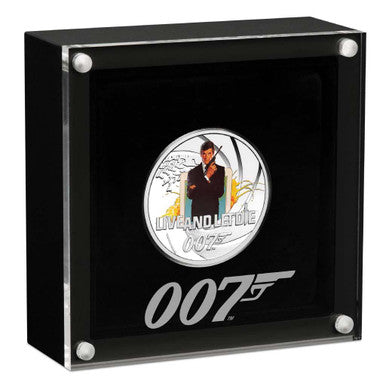 Tuvalu 2021 50c James Bond 007 Live and Let Die 1/2oz Silver Coloured Proof Coin