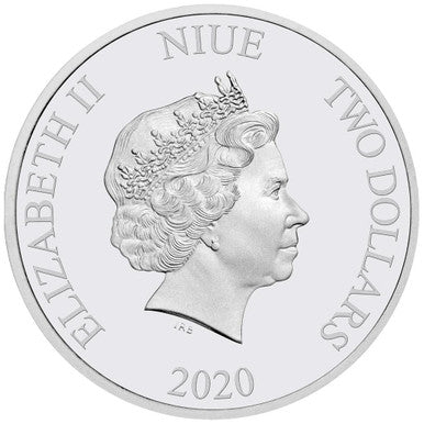 Niue 2020 $2 Disney 80 Years of Fantasia Dance of The Hours 1oz Silver Coloured Proof Coin