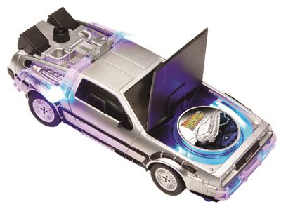 Tuvalu 2015 $1 Back To The Future DeLorean 1oz Silver Coloured Proof Coin