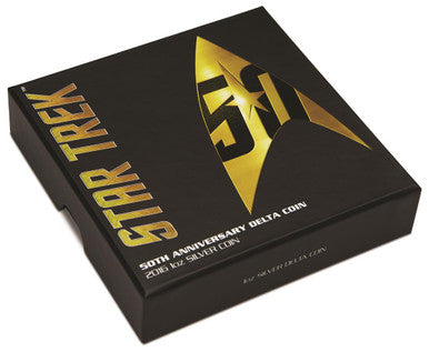 Tuvalu 2016 $1 Star Trek 50th Anniversary Delta 1oz Silver Coin