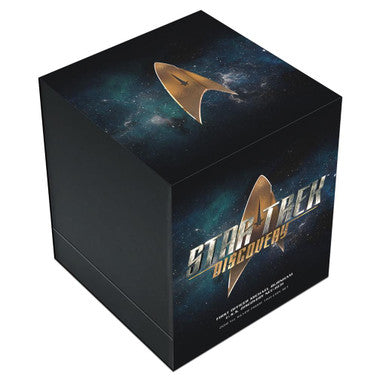 Tuvalu 2018 $1 Star Trek Discovery First Officer Michael Burnham and USS Discovery NCC-1031 1oz Silver Coloured Proof 2 Coin Set