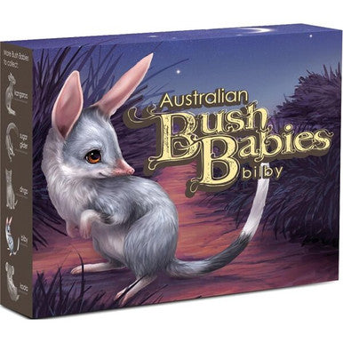 2011 50c Australian Bush Babies Bilby 1/2oz Silver Coloured Proof Coin
