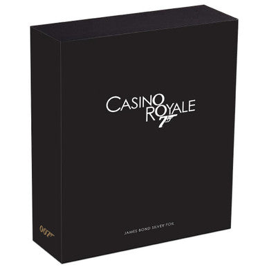 2020 James Bond 007 Casino Royale Movie Poster 5g Silver Foil