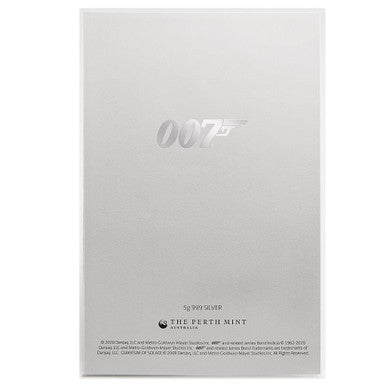 2020 James Bond 007 Quantum of Solace Movie Poster 5g Silver Foil