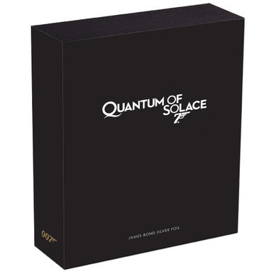 2020 James Bond 007 Quantum of Solace Movie Poster 5g Silver Foil