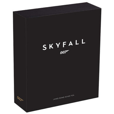 2020 James Bond 007 Skyfall Movie Poster 5g Silver Foil