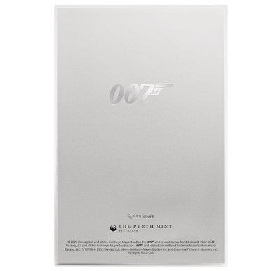 2020 James Bond 007 Spectre Movie Poster 5g Silver Foil
