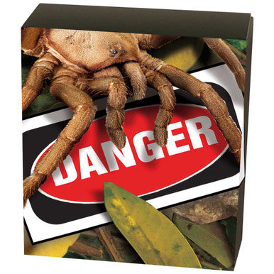 Tuvalu 2020 $1 Deadly and Dangerous Tarantula 1oz Silver Coloured Proof Coin