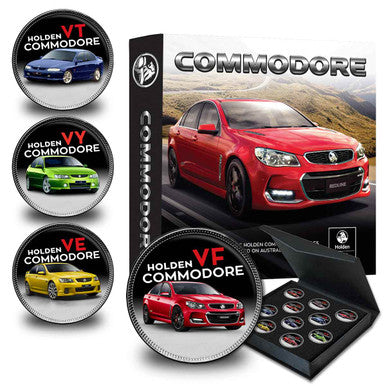 Holden Commodore Enamel Penny 10 Coin Collection