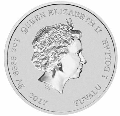 Tuvalu 2017 $1 Happy Diwali 1oz Silver Coloured Coin