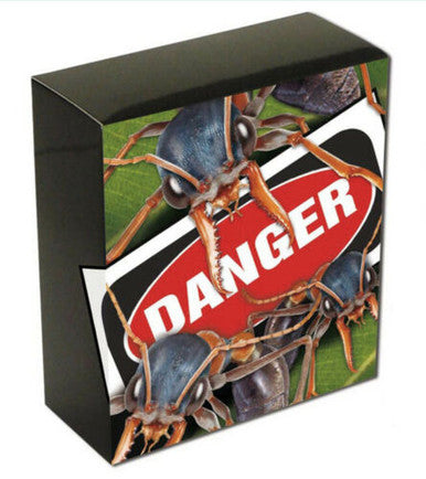 Tuvalu 2015 $1 Deadly and Dangerous Bull Ant 1oz Silver Coloured Proof Coin
