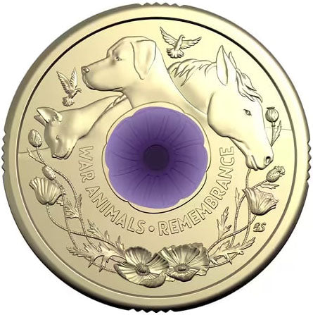 2024 $2 Remembrance Day Animals At War PNC