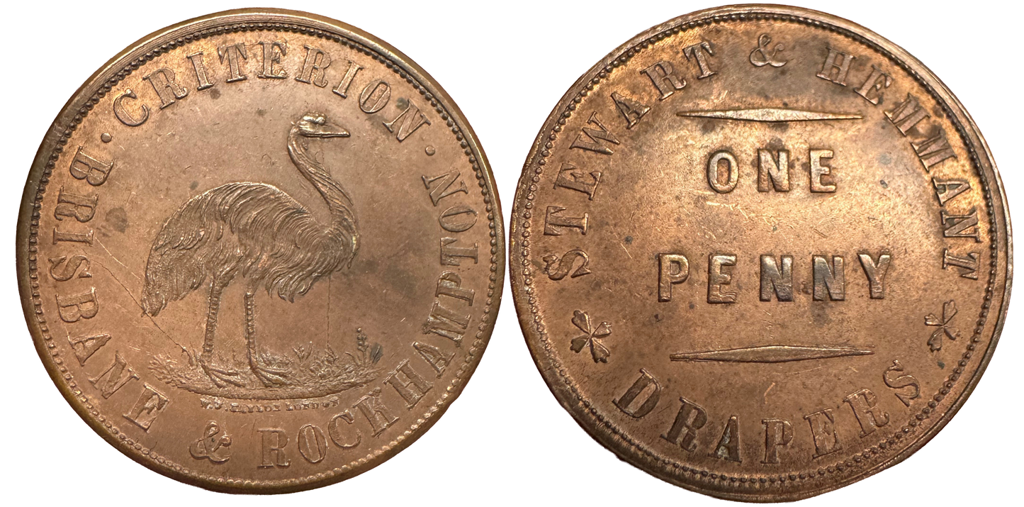 Stewart & Hemmant Penny Token gEF/aUNC
