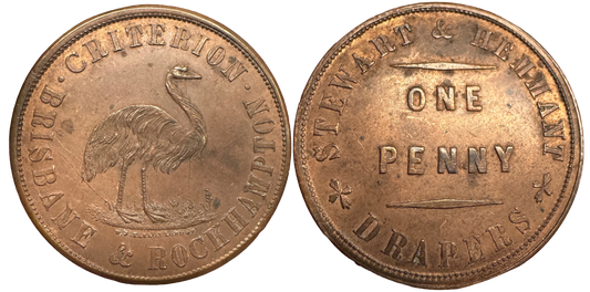 Stewart & Hemmant Penny Token gEF/aUNC