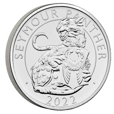 UK 2022 £5 The Royal Tudor Beasts The Seymour Panther Uncirculated Coin