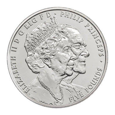 UK 2017 £5 The Platinum Wedding Anniversary Uncirculated Coin