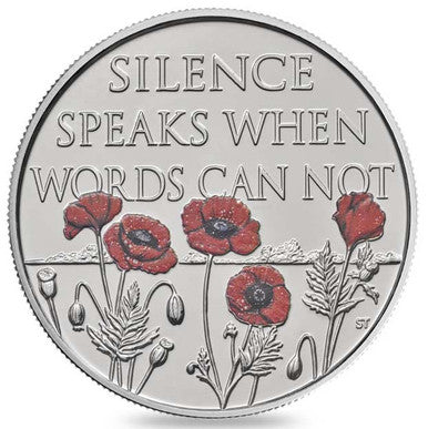 UK 2017 £5 The Remembrance Day Uncirculated Coin