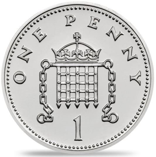 UK 2018 1p The Royal Birth Silver Uncirculated Coin