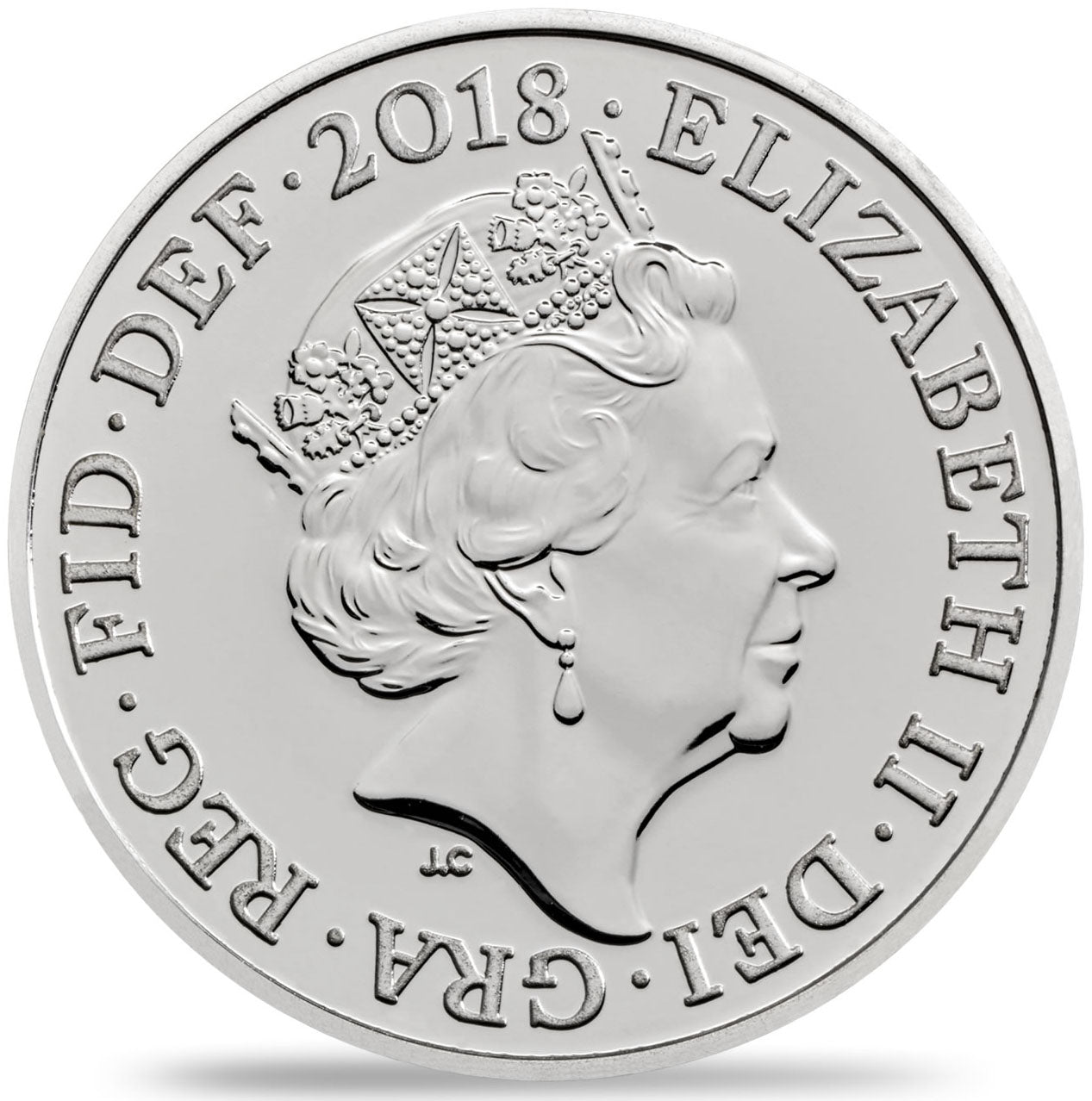 UK 2018 1p The Royal Birth Silver Uncirculated Coin