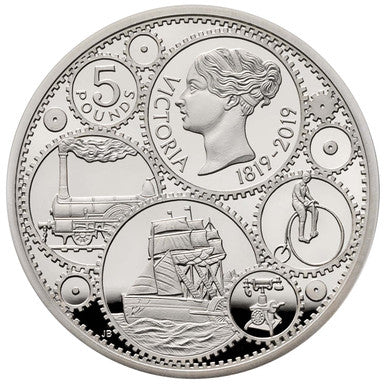 UK 2019 £5 The 200th Anniversary of The Birth of Queen Victoria Silver Proof Coin