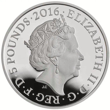 UK 2016 £5 The 100th Anniversary of The Battle of The Somme Silver Proof Coin